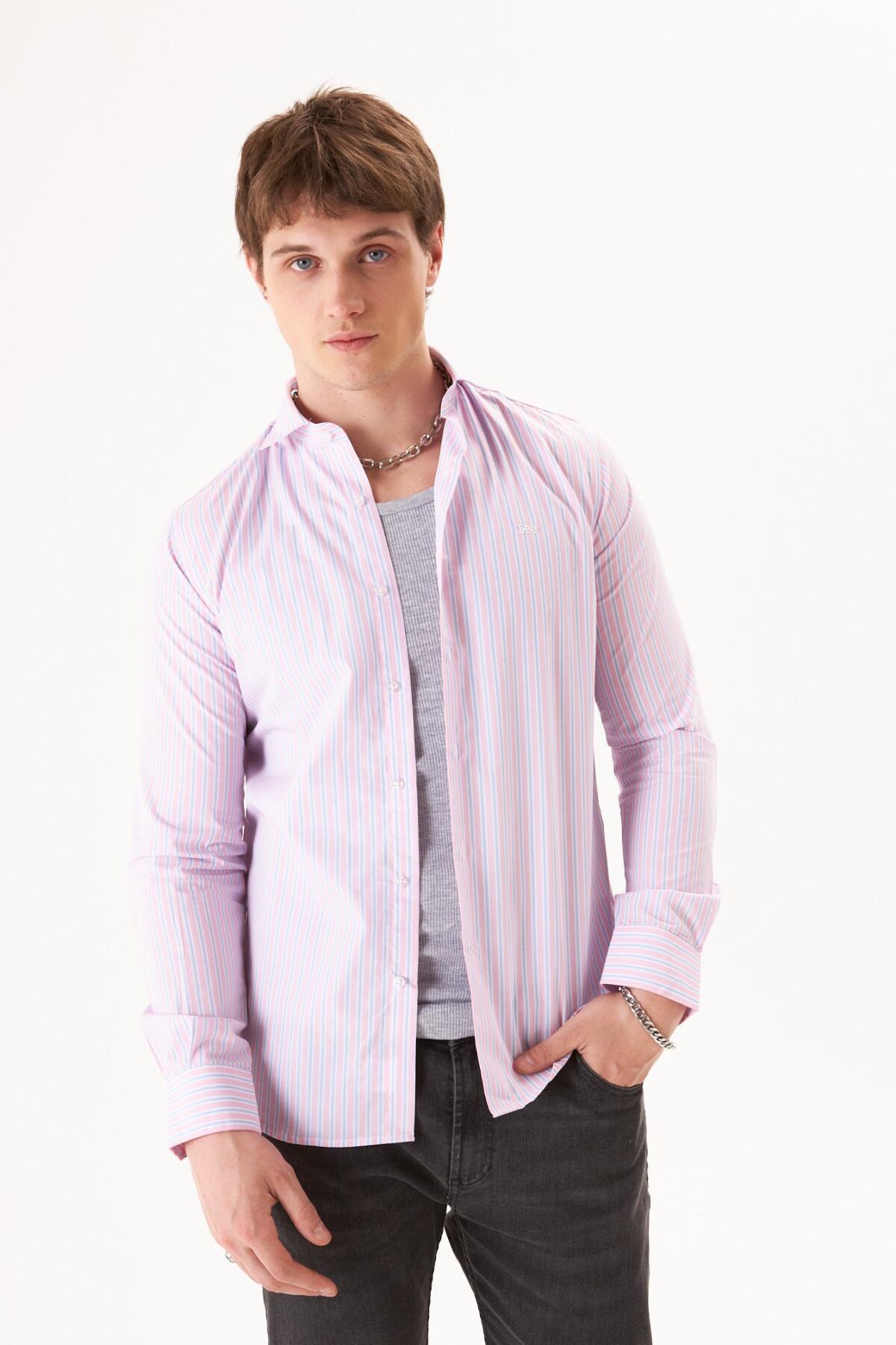 Camisa LS Slim Lines